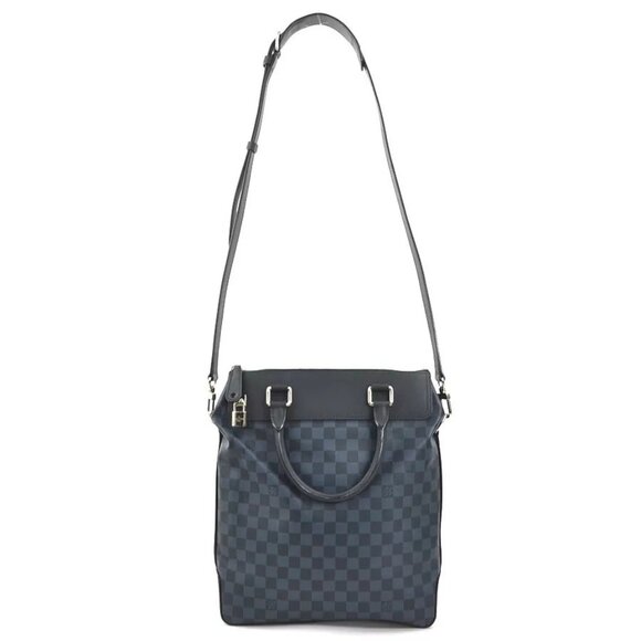 Auth LOUIS VUITTON Damier Cobalt Greenwich Handbag Shoulder Bag authentic - Picture 2 of 16